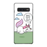 Unicorn: Samsung Galaxy S10 4G Volledig Geprint Hoesje