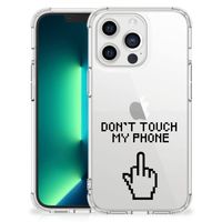 iPhone 13 Pro Max Anti Shock Case Finger Don't Touch My Phone - thumbnail