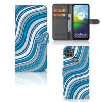 Motorola Moto G9 Power | Telefoon Hoesje | Waves Blue | Portemonnee hoesje