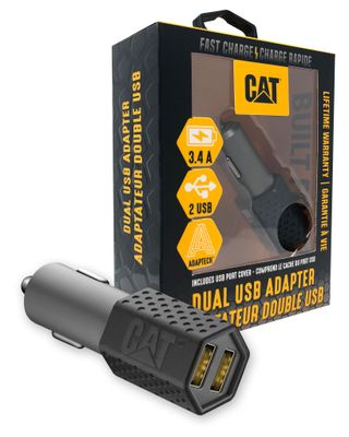 Oplader auto USB 2x usb uitgang