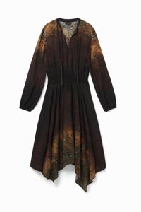 Boho midi-jurk - BLACK - XL