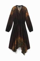 Boho midi-jurk - BLACK - XL