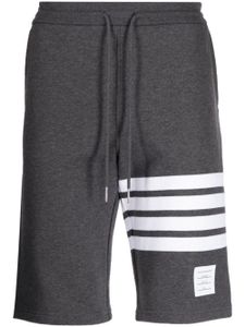 Thom Browne short de sport à 4 bandes signature - Gris