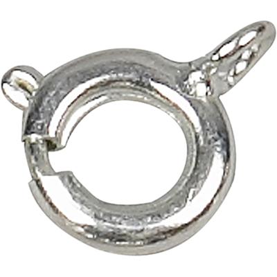 Creativ Company Veringsluiting, d 7 mm, zilver, 100 stuk/ 1 doos