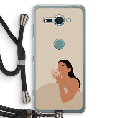 Fresh coffee: Sony Xperia XZ2 Compact Transparant Hoesje met koord