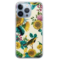 iPhone 13 Pro siliconen hoesje - Sunflowers
