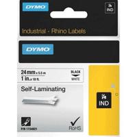 Labeltape dymo rhino industrieel 24mm wit