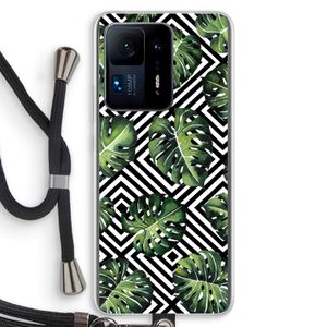Geometrische jungle: Xiaomi Mi Mix 4 Transparant Hoesje met koord