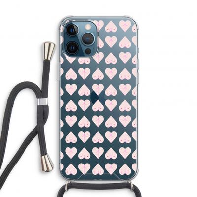 Ass 'n Titties: iPhone 12 Pro Transparant Hoesje met koord