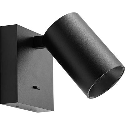 Deko Light Can Tilt eckig, 1x 7,5 W GU10, Schwarz 341338 Wandopbouwarmatuur GU10 7.5 W Zwart