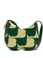 Burberry petit sac porté épaule Chess en cuir - Vert - thumbnail