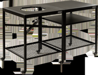BASTE Build & Grill B2 Steel buitenkeuken - 13 t/m 16 inch kamado