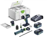 Festool accu-klopboormachines tpc 18/4 5,0/4,0 i-set quadrive - 577621 577621