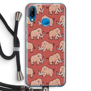 Mammoet: Huawei P20 Lite Transparant Hoesje met koord