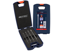 Rotec Glasboren set | 229 | 4-delig | ø4-8 - 900.1009