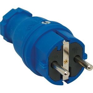 Rubberen stekker "SIROX" blauw IP44