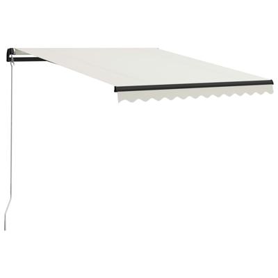 Luifel handmatig uittrekbaar 300x250 cm crème