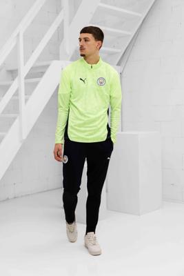 Manchester City 1/4-Zip Trainingspak Senior 2025/2026 - Maat S - Kleur: GeelBlauw | Soccerfanshop