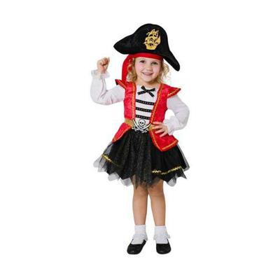 Kostuums voor Kinderen My Other Me Zwart/Rood Piraat Maat 3-4 Jaar