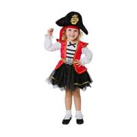 Kostuums voor Kinderen My Other Me Zwart/Rood Piraat Maat 3-4 Jaar