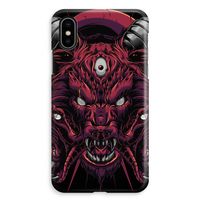 Hell Hound and Serpents: iPhone XS Max Volledig Geprint Hoesje