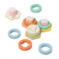 Classic World houten vormen matchen spel