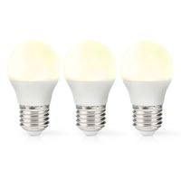 LED-Lamp E27 | G45 | 4.9 W | 470 lm | 2700 K | Warm Wit | 3 Stuks