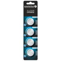 EverActive Mini CR3032 knoopcelbatterij 3V - 4 stuks.