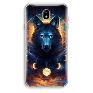 Wolf Dreamcatcher: Samsung Galaxy J7 (2017) Transparant Hoesje