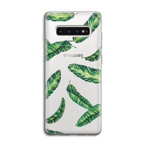 Lange bladeren: Samsung Galaxy S10 4G Transparant Hoesje