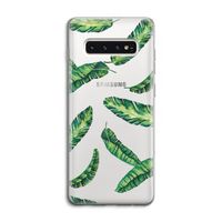 Lange bladeren: Samsung Galaxy S10 4G Transparant Hoesje
