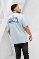 Equalité Societé T-Shirt Heren Lichtblauw - Maat S - Kleur: DonkerblauwLichtblauw | Soccerfanshop