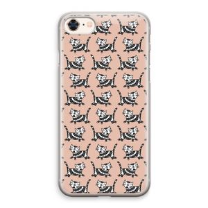 Zwarte poes: iPhone 8 Transparant Hoesje