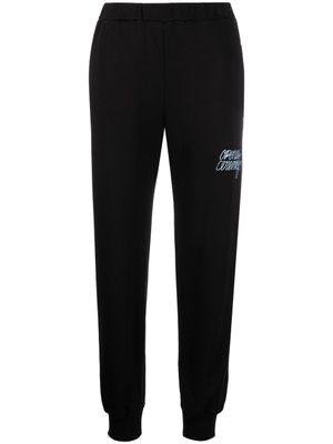 Opening Ceremony pantalon de jogging à plaque logo - Noir