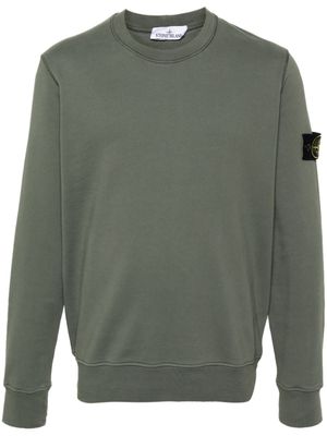 Stone Island sweat en coton à logo appliqué - Vert