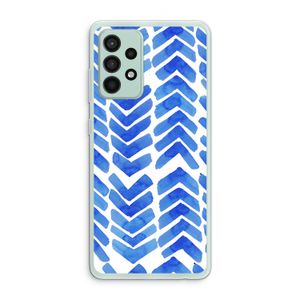 Blauwe pijlen: Samsung Galaxy A52s 5G Transparant Hoesje