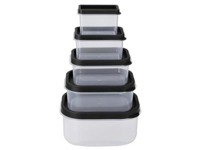 SILVERCREST Vershouddozenset 5-delig (Rechthoekig, Zwart)