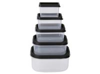 SILVERCREST Vershouddozenset 5-delig (Rechthoekig, Zwart)