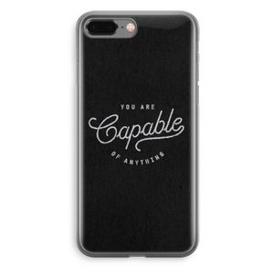 Capable: iPhone 8 Plus Transparant Hoesje