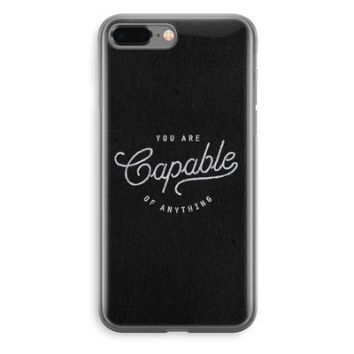 Capable: iPhone 8 Plus Transparant Hoesje