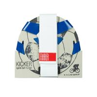 Fahrer kicker voetbal houder gemengd