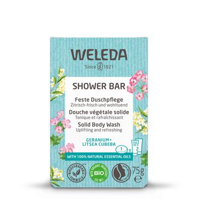 Weleda Shower Bar Geranium + Litsea Cubeba 75g