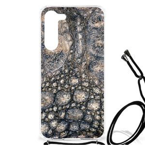 Samsung Galaxy S23 Plus Case Anti-shock Krokodillenprint