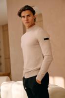 Malelions Knitted Crewneck Mm3-aw25-05 Trui 099 Sand