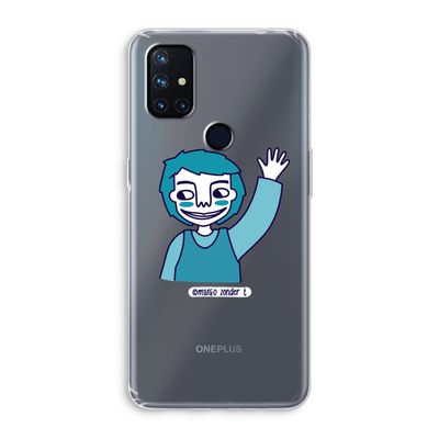 Zwaai: OnePlus Nord N10 5G Transparant Hoesje