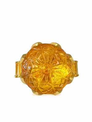 AKANSHA SETHI bague Roshni en citrine - Or