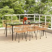 7-delige Tuinset poly rattan
