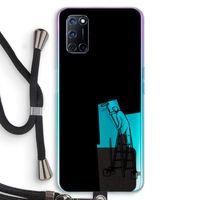 Musketon Painter: Oppo A52 Transparant Hoesje met koord