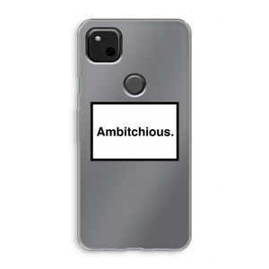 Ambitchious: Google Pixel 4a Transparant Hoesje