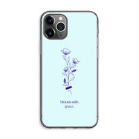 Bloom with grace: iPhone 11 Pro Max Transparant Hoesje